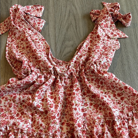 Beachsissi Elegant Floral pink Mini Dress - Picture 3 of 8